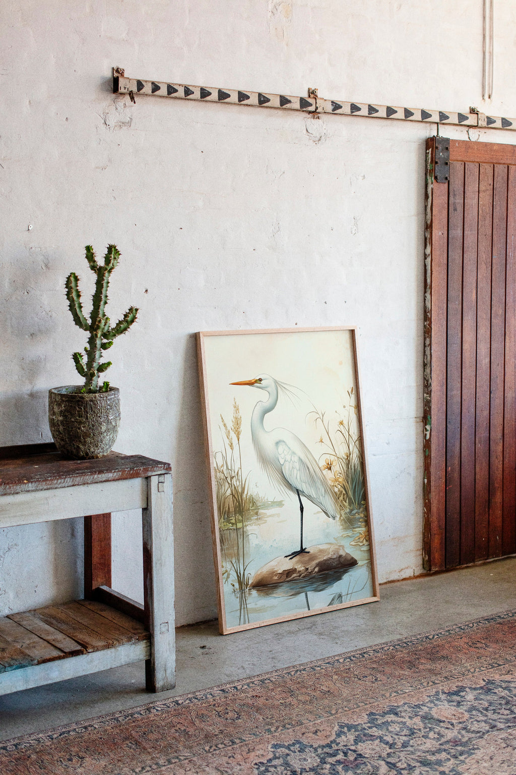 Tranquil Heron Reverie