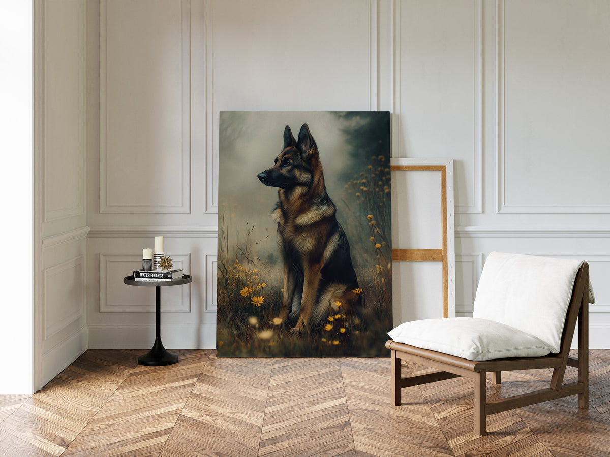Misty Canine Reverie