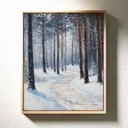 A Path Through Winter's Embrace