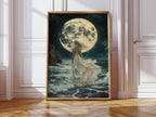 Lunar Reverie by the Sea