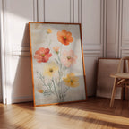 Sunlit Pastel Blossoms