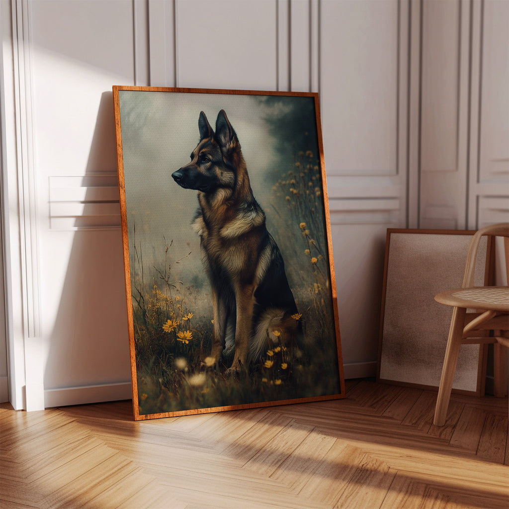 Misty Canine Reverie