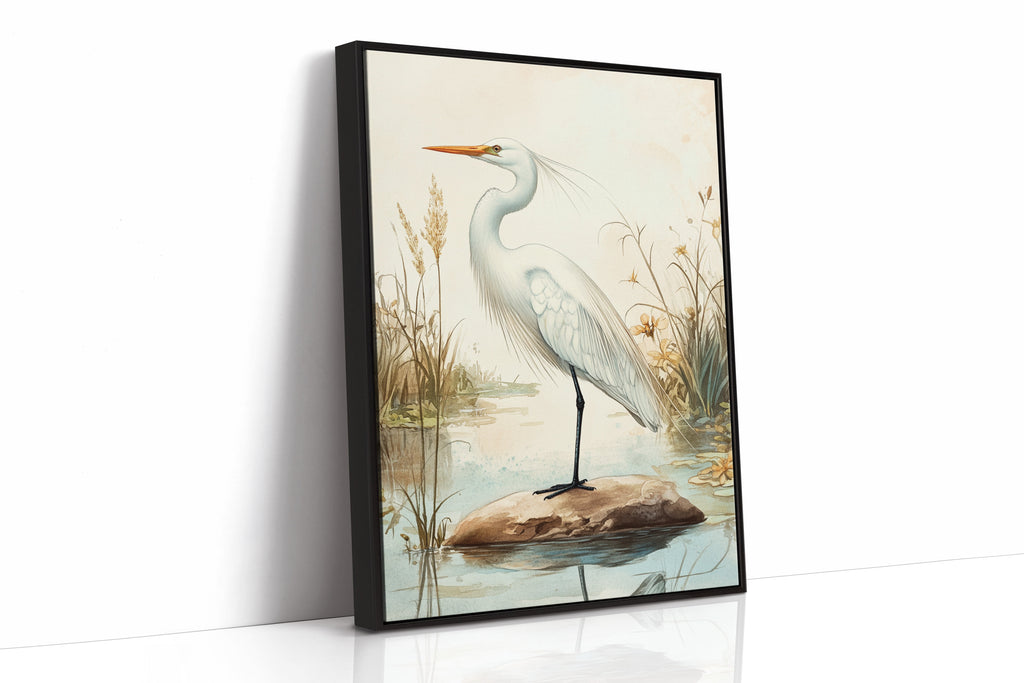 Tranquil Heron Reverie