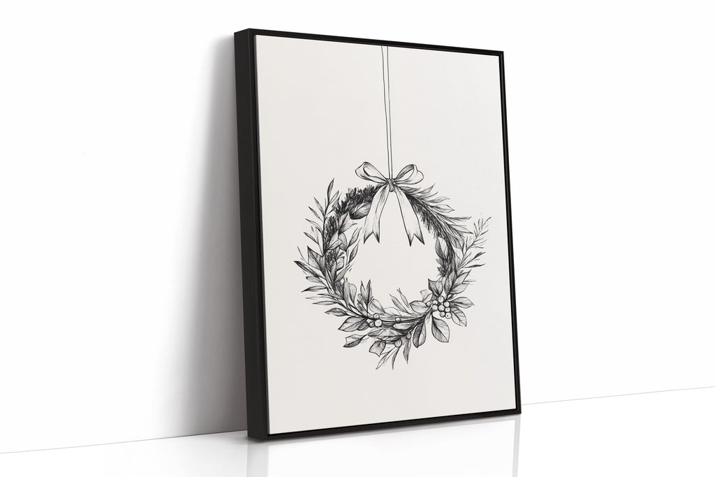 Simple Hand-Drawn Wreath