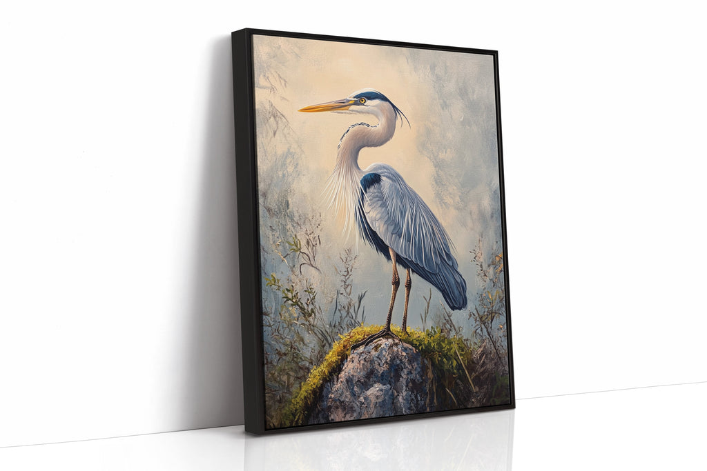 Azure Serenity Heron