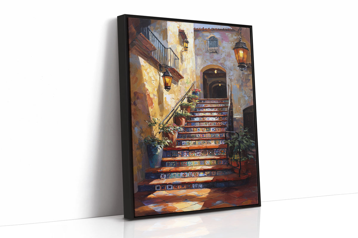 Steps Adorned in Colorful Tales