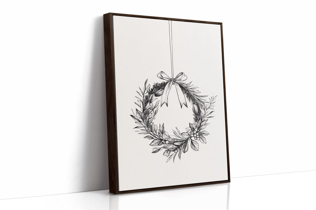 Simple Hand-Drawn Wreath