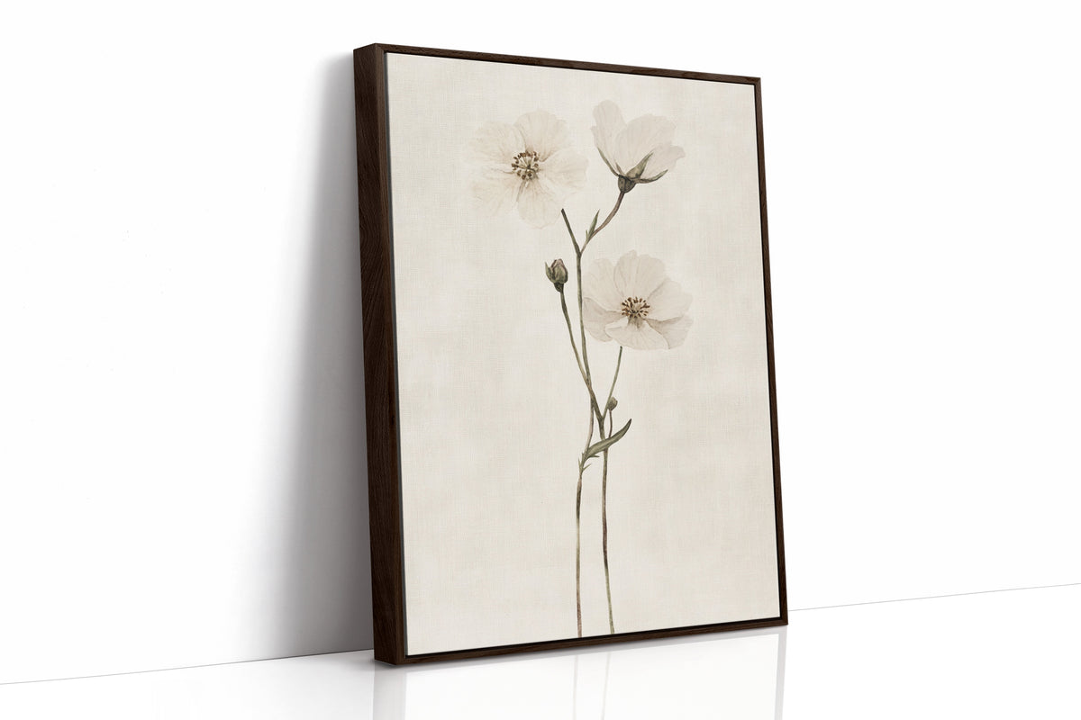 Whispering Blooms: Ivory Serenity
