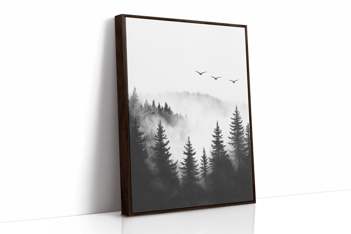 Misty Woodland Reverie
