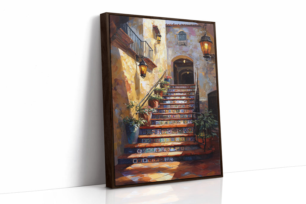 Steps Adorned in Colorful Tales