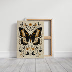 Gilded Monarch - Vintage Butterfly & Floral Art