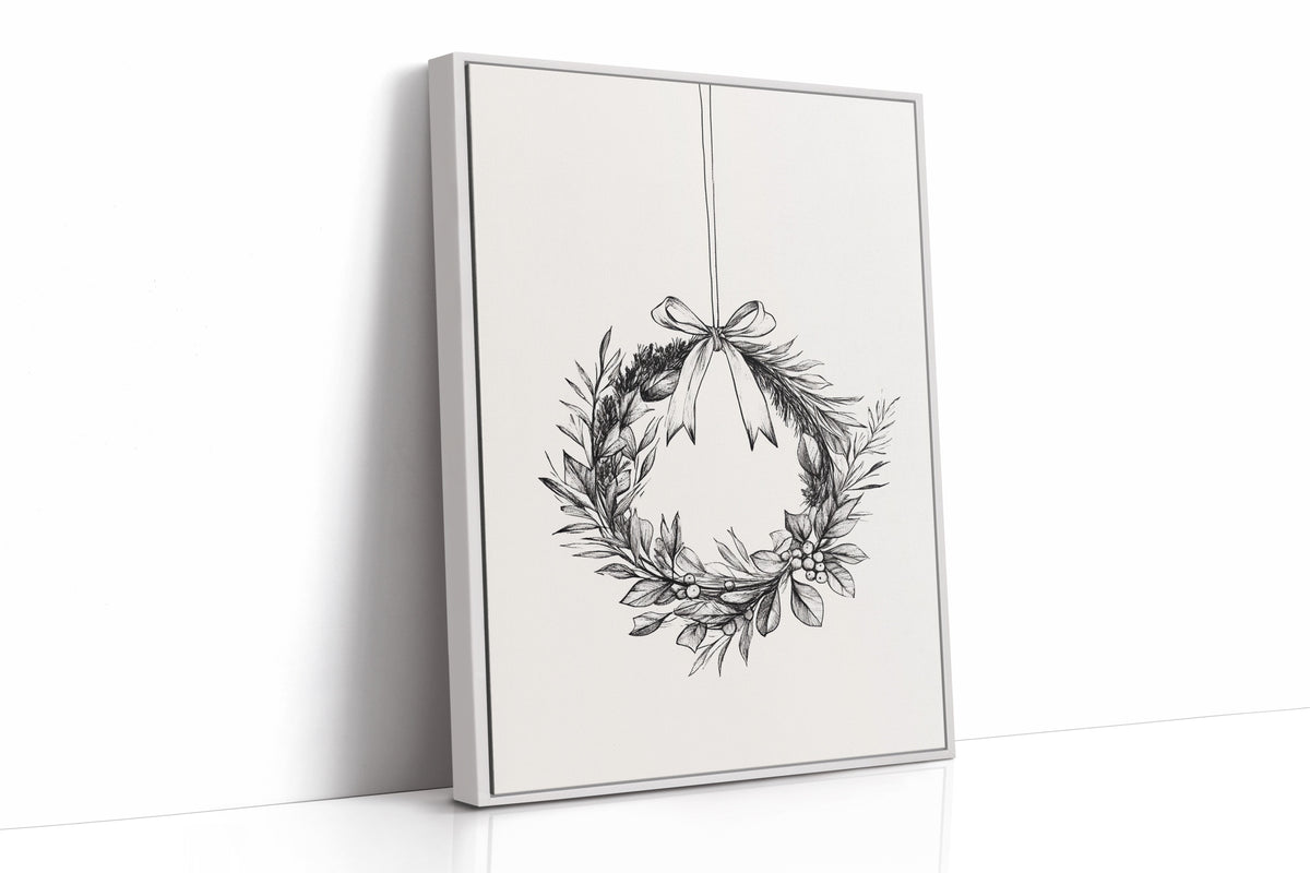Simple Hand-Drawn Wreath
