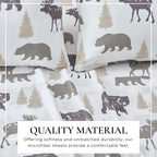 Lodge Printed Sheet Set - Mountain Ridge Collection